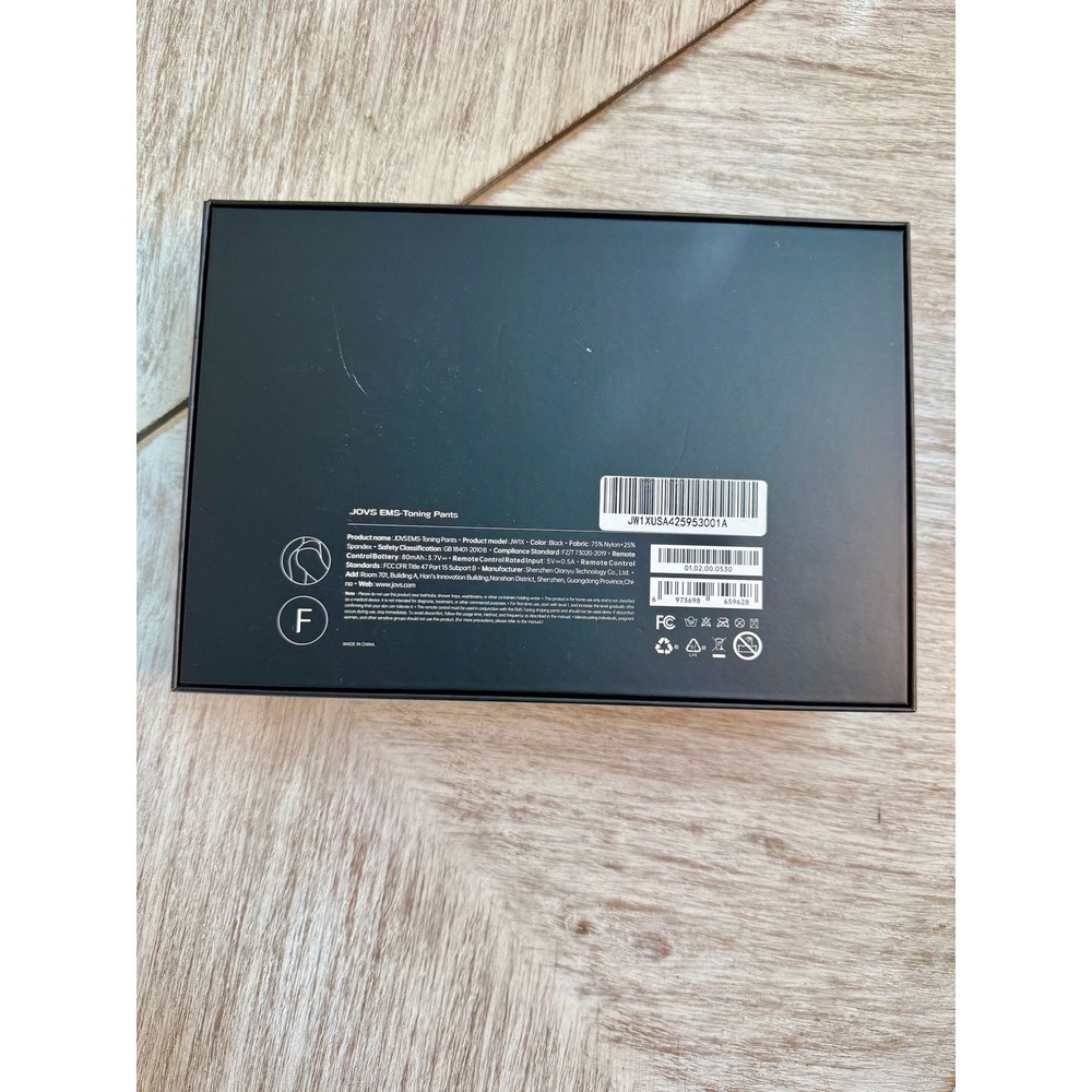 JOVS EMS-Toning Pants Black Size F Model JW1X - Picture 2 of 4
